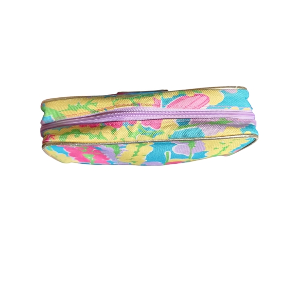 Lilly Pulitzer for Estee Lauder Spring 2013 Floral Pattern Cosmetics Bag 8"X5"X2 - Picture 3 of 10